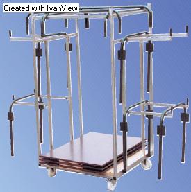 Chariot de transport pour tables modulables